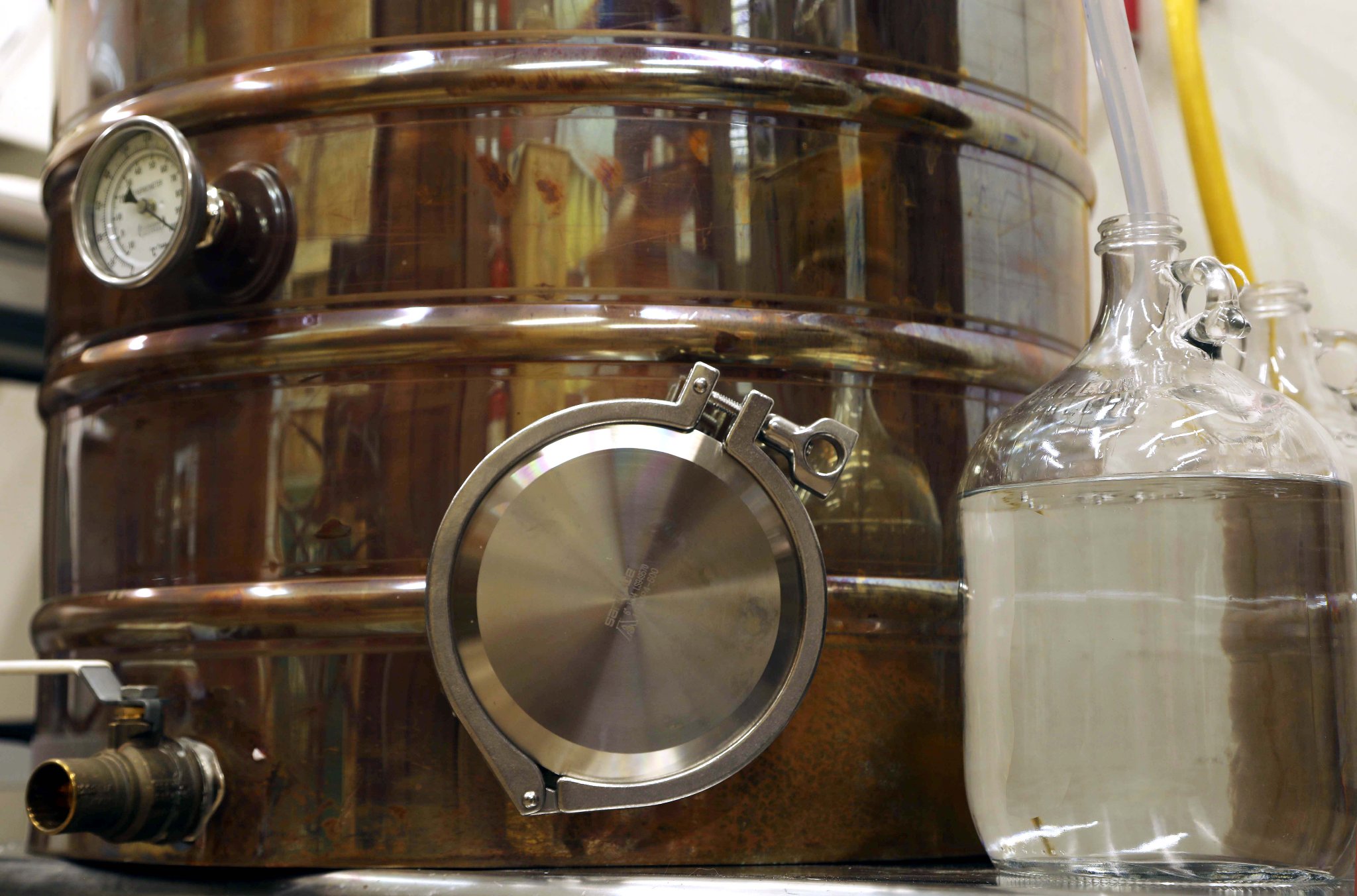 LJ Thorne Distilling Company copper still